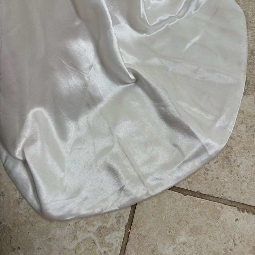 Retrofete White Satin Maxi Dress - Picture 5 of 5